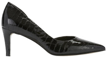 Surge: Black Patent Leather Croco Print