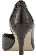 Surge: Brown Patent Leather Croco Print