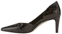 Surge: Brown Patent Leather Croco Print