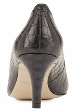 Sophia: Navy Brushed Croco