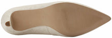 Sophia: White Dressy Croco Print Leather
