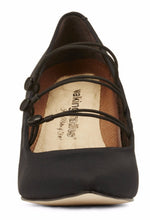 Statement: Black Micro Fabric/Black Patent Leather
