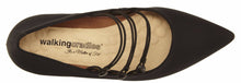 Statement: Black Micro Fabric/Black Patent Leather