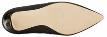 Statement: Black Micro Fabric/Black Patent Leather