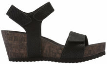 Theta: Black Matte Snake Print Leather
