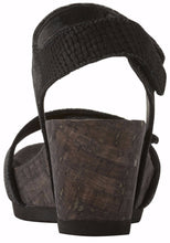 Theta: Black Matte Snake Print Leather