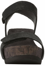 Theta: Black Matte Snake Print Leather