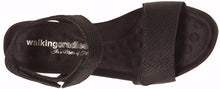 Theta: Black Matte Snake Print Leather