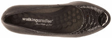 Tigress: Black Patent Belly Snake Print Leather