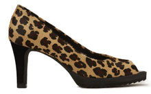 Tigress: Leopard Print Hair Calf/Black Patent Leather