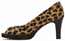 Tigress: Leopard Print Hair Calf/Black Patent Leather