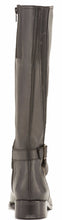 Tristan: Black Nappa Leather WIDE CALF
