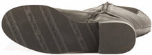 Tristan: Black Nappa Leather WIDE WIDE CALF