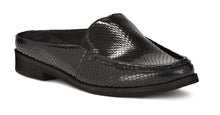 Windsor: Black Patent Snake Print Leather NEW