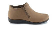 Zip: Taupe Nubuck Leather